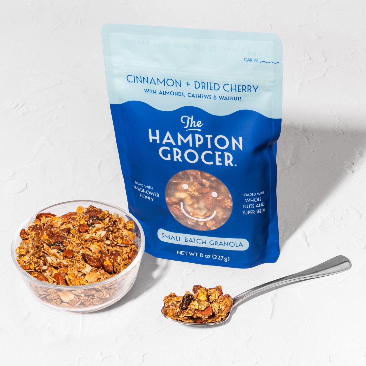 Cinnamon + Dried Cherry Granola