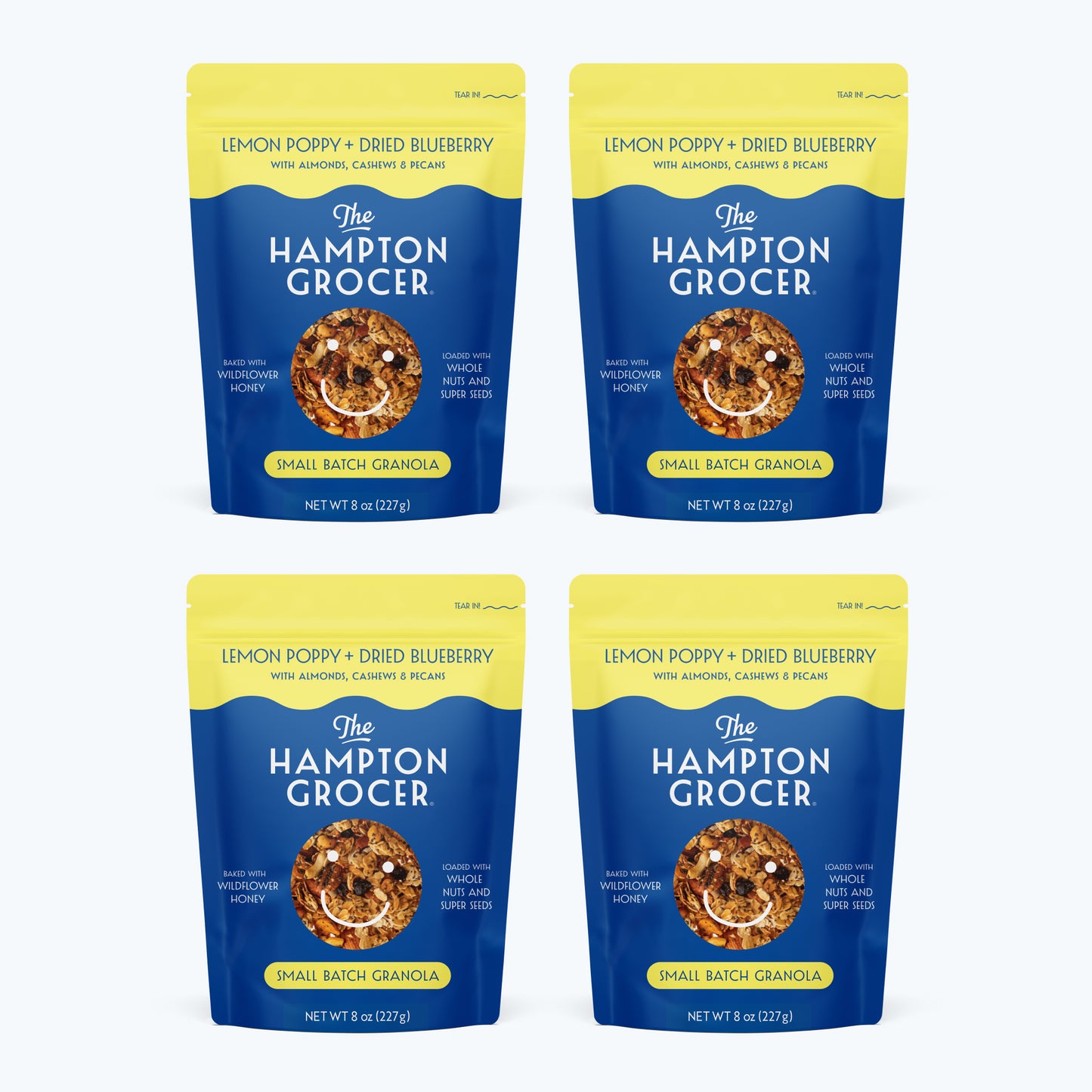 Lemon Poppy + Dried Blueberry Granola