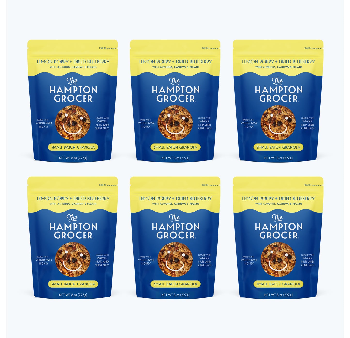 Lemon Poppy + Dried Blueberry Granola