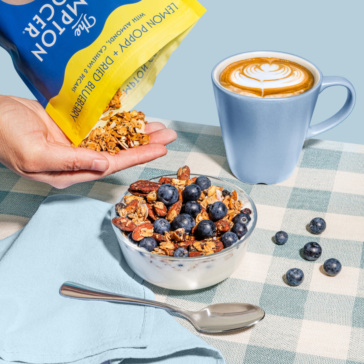 Lemon Poppy + Dried Blueberry Granola