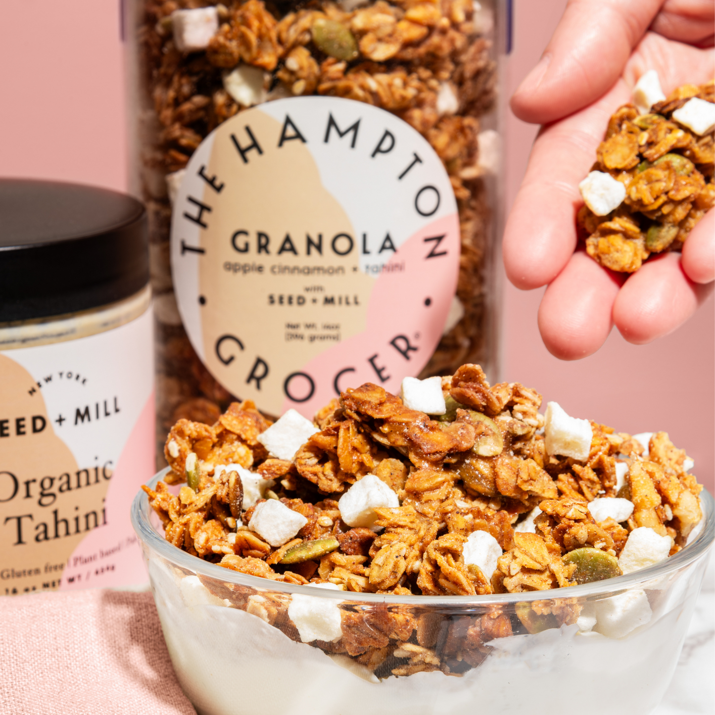 Seed + Mill Tahini x Cinnamon Apple Granola