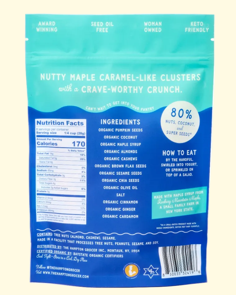 Grain Free Maple Crunch
