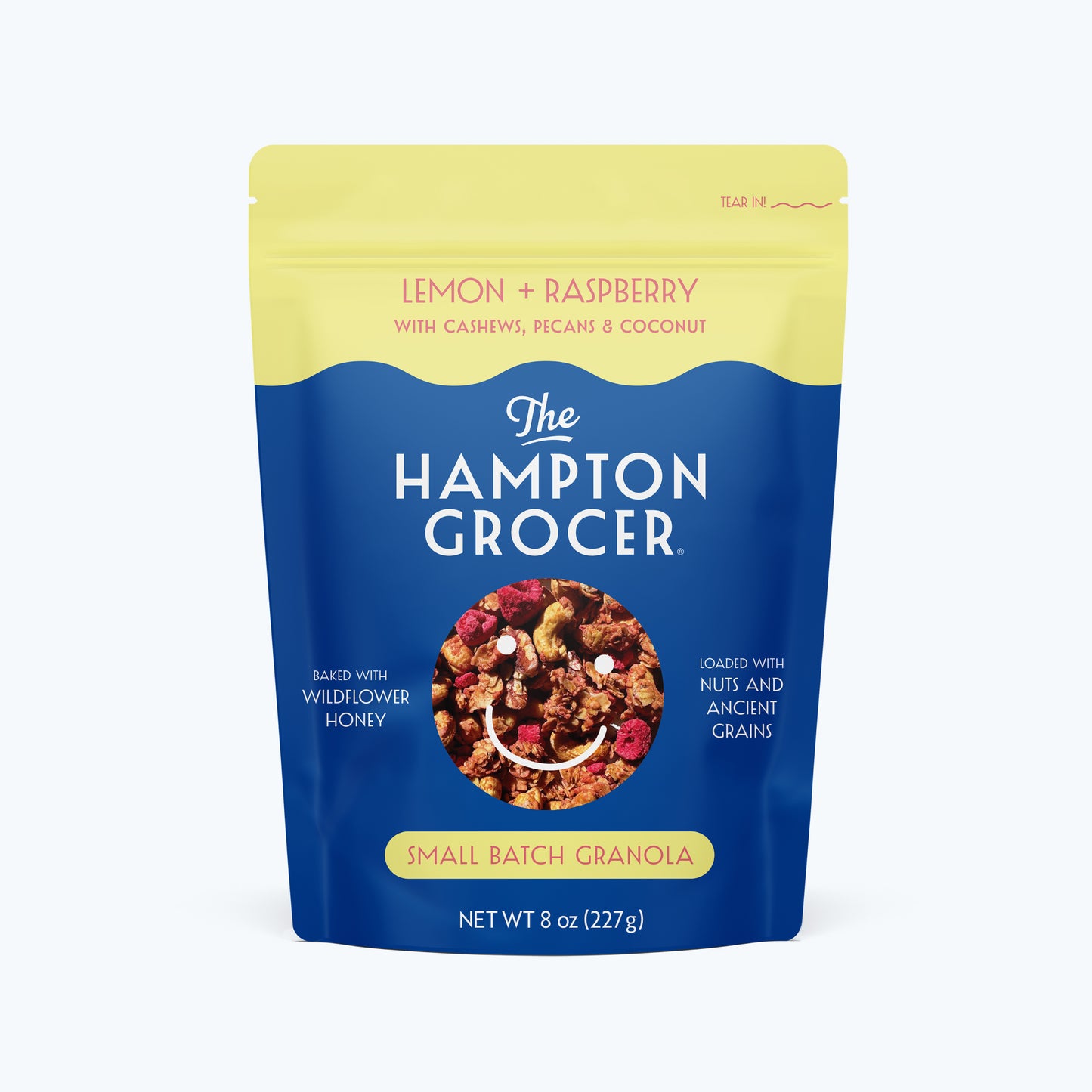 Lemon + Raspberry Granola