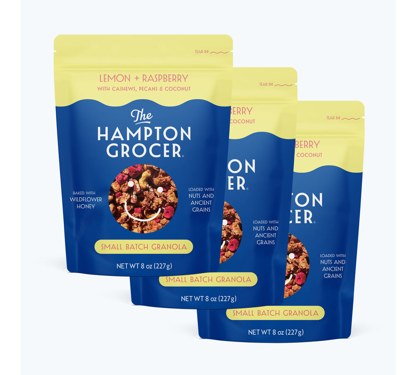 Lemon + Raspberry Granola