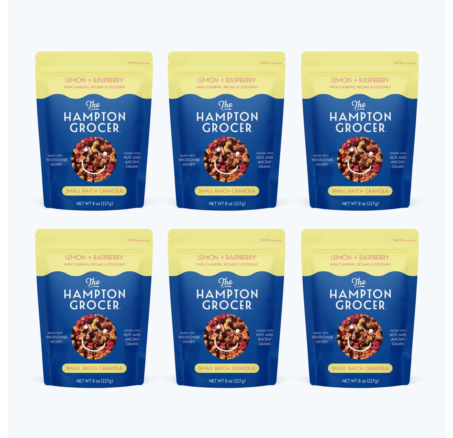 Lemon + Raspberry Granola