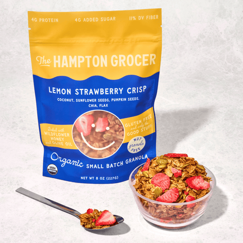 Lemon Strawberry Crisp
