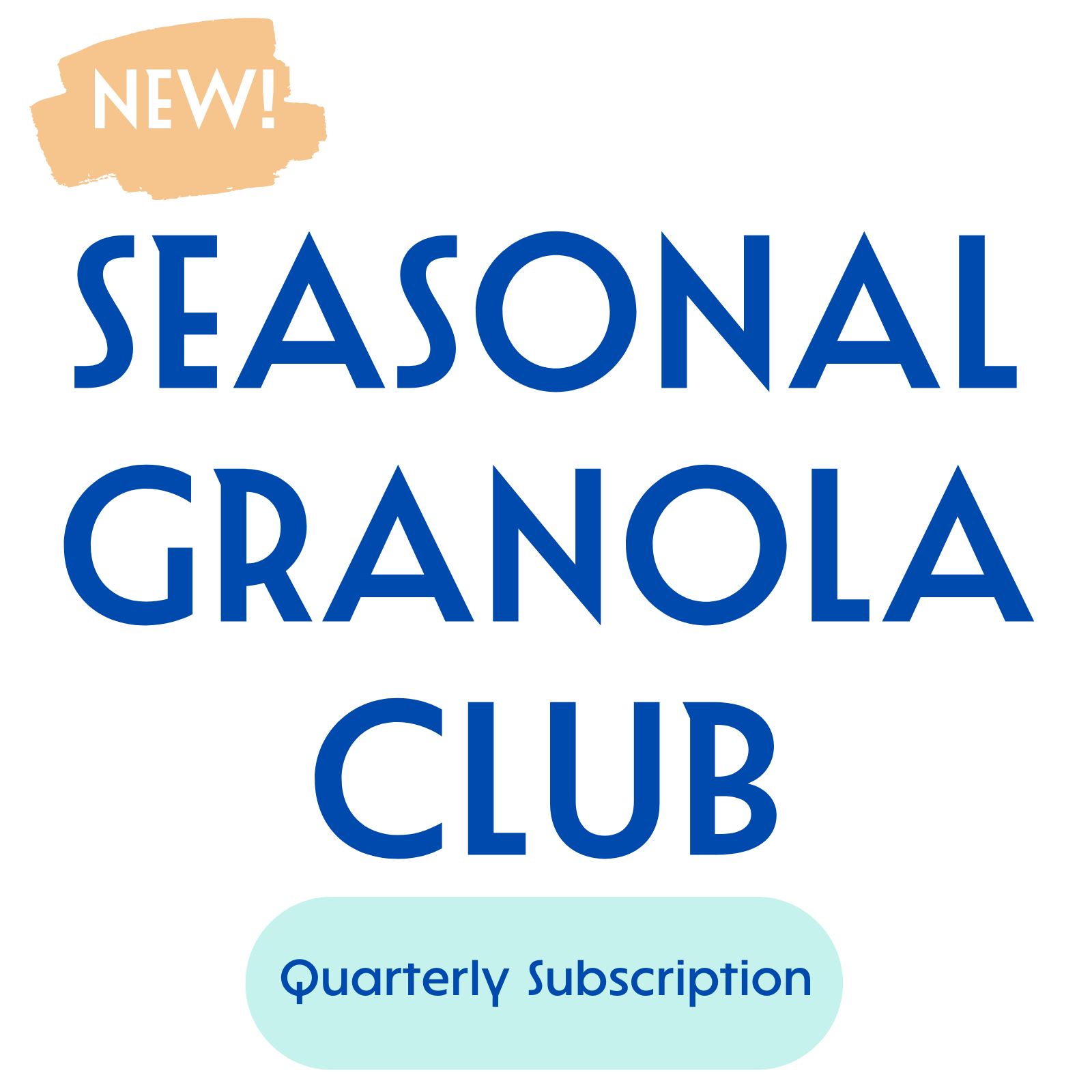 Seasonal Granola Club