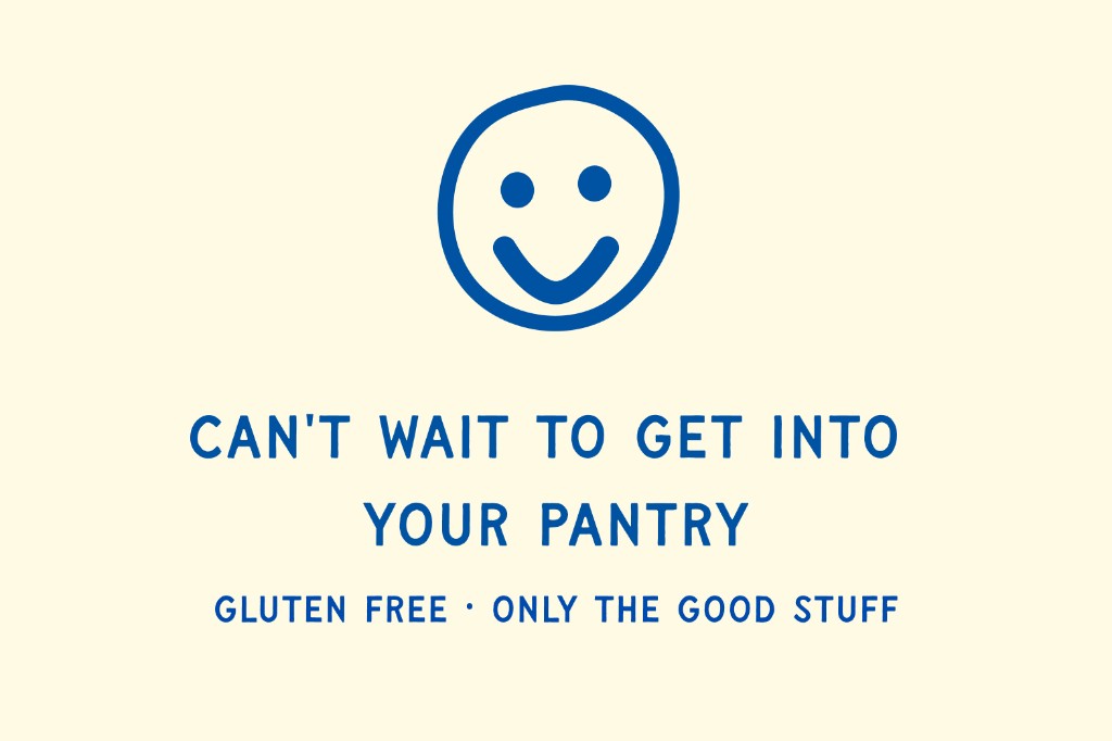 Can't wait to get into your pantry — Gluten free, only the good stuff