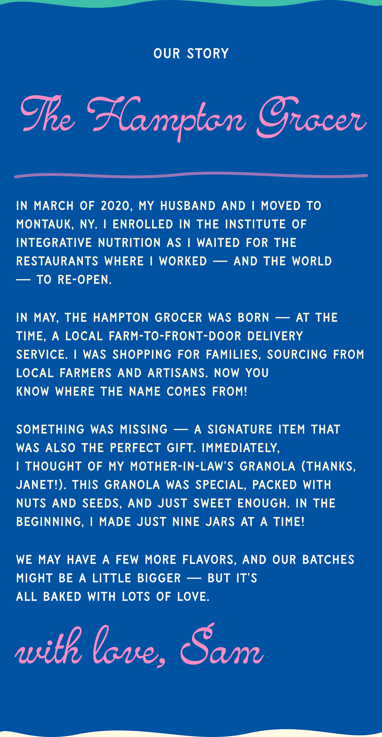 Our story — The Hampton Grocer