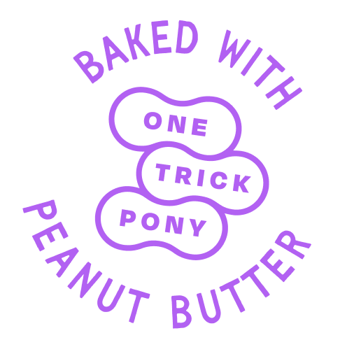 Baked with One Trick Pony peanut butter